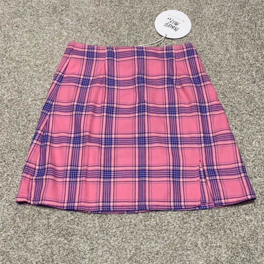 Princess Polly plaid skirt
